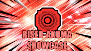 CODE MAX RISER AKUMA FULL SHOWCASE  Roblox Shindo Life  Shindo Life  Shindo Life Codes [upl. by Ariat]