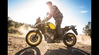 Suzuki VStrom 650 XT Review First Ride  Visordowncom [upl. by Rodmun]