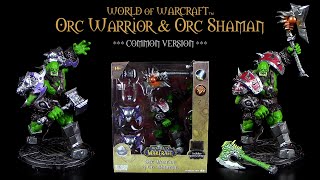 McFarlane ™ World Of Warcraft ™ Orc Warrior amp Orc Shaman  Common Version  Unboxing [upl. by Boles281]