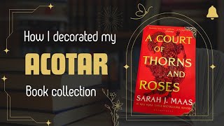 Decorate ACOTAR With Me  acourtofthornsandroses acotar booktube [upl. by Bruni571]