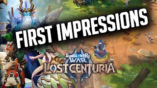 Summoners War Lost Centuria First Look [upl. by Yralam]