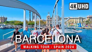 BARCELONA Walking Tour 2024 🇪🇸 Vibrant Streets Walk ▶120 min [upl. by Eirual550]