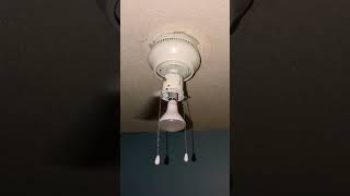 Ceiling fan wobbling with light bulb falling out remake ceilingfan beats memes shorts [upl. by Oniotna672]