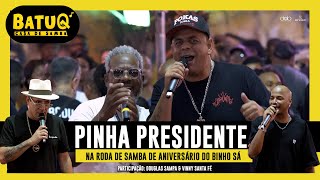 Roda de Samba de Aniversário do Binho Sá convida Pinha Presidente Ao Vivo na BatuQ [upl. by Nomannic]