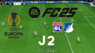 FC 25 PS5 1ère Saison 11 OL  TSG HOFFENHEIM 30  Ligue Europa  J2 [upl. by Leisha879]