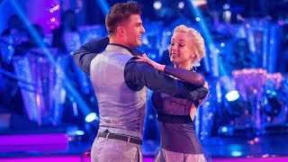 Helen George amp Aljaz Skorjanec Quickstep to Cant Hurry Love  Strictly Come Dancing 2015 [upl. by Trebo]