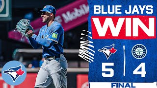 A George Springer Dinger leads Blue Jays to a comeback extra innings victory over the Mariners [upl. by Ameyn]