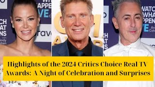 Highlights of the 2024 Critics Choice Real TV Awards A Night of Celebration and Surprises [upl. by Nil940]