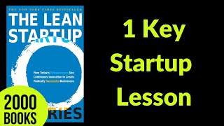 1 Key Startup Lesson  The Lean Startup  Eric Ries [upl. by Adnala]