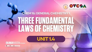 CHEM 16 Unit 14  Three Fundamental Laws of Chemistry [upl. by Eelyac]