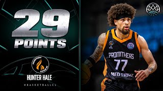 Hunter Hale 29 PTS  Player Highlights  AEK v PROM  BasketballCL 202324 [upl. by Harper]