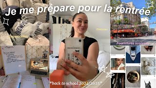 Je me prépare pour la rentrée 📓✏️back to school 20242025 organisation motivation… [upl. by Ahsikan]