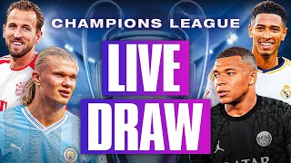 LIVE DRAW  UEFA Champions League Round Of 16 🏆 [upl. by Rasia]