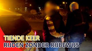 Rijden zonder rijbewijs voor de tiende keer  Politie Utrecht Zuid [upl. by Vinnie474]