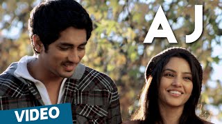 AJ Official Video Song  180  Siddharth  Priya Anand [upl. by Lenoel]