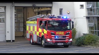 Norfolk Fire amp Rescue Service Carrow RP24reg Scania Turnout July 2024 [upl. by Omolhs]