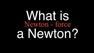 What is a Newton An Explanation [upl. by Maurita]