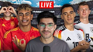 Spain vs Germany  EURO 2024 Quarter Finals WATCHALONG [upl. by Octavla543]