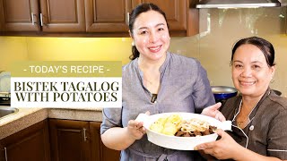 MARJORIES KITCHEN BISTEK TAGALOG WITH POTATOES  Marjorie Barretto [upl. by Adnaram46]