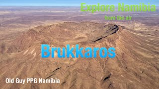 Explore Namibia from the air  Brukkaros Mountain  Spectacular Naturural Beauty [upl. by Mulligan]