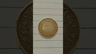 One Quarter Anna of India 1936 George V King  oldcoins [upl. by Waddle]