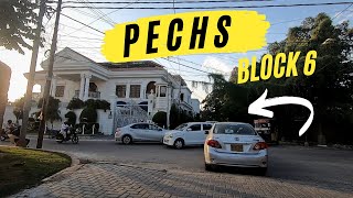 PECHS Block 6  Dr Mahmood Husain Road PECHS Block 6 Karachi  Karachi Streets [upl. by Arraeis]