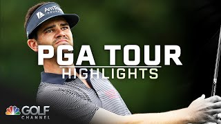 2024 Wyndham Championship Round 1  PGA Tour Highlights  Golf Channel [upl. by Paulie956]