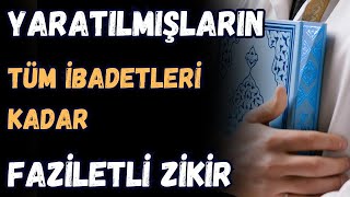 Yaratılmışların Tüm İbadetleri Kadar Faziletli Zikir  Volkan Aksoy [upl. by Balsam]