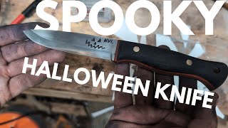 Making a Bushcraft Knife for Halloween [upl. by Campos]