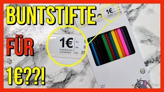 1€ Buntstifte von TEDi im Test  Review [upl. by Eisaj]