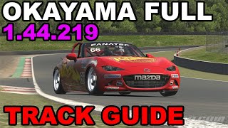 iRacing Mazda MX5 Okayama  Full Course  Track Guide  Hotlap [upl. by Vish]