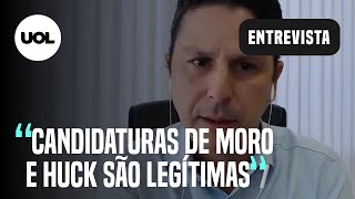 Presidente do PSDB diz que candidaturas de Moro e Huck quotsão legítimasquot [upl. by Waneta46]