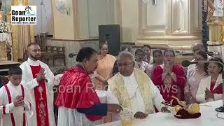 Goan Reporter News Fama De Menino Jesus at Our Lady of Merces Church Colva [upl. by Anoyet]