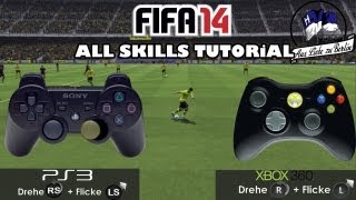 FIFA 14  quotAll Skill Movesquot Tutorial ᴴᴰ  Controller Animation  PS3  XBOX360 [upl. by Pammie]