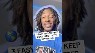 3 Easy Tips to Keep Locs Fresh After Retwist❕fyp hair hairstyle [upl. by Uda]