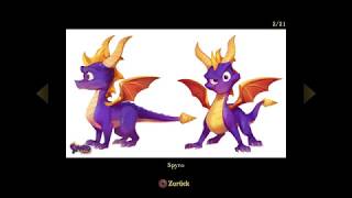 Spyro Reignited Trilogy Spyro 1 Full Artwork Gallery [upl. by Coben57]