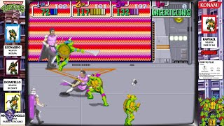 Teenage Mutant Ninja Turtles TMNT  ARCADE  EMUENET  Coop Online  Jhonny  Peter  Israel [upl. by Reniar]