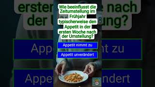 🍽️ ZeitumstellungSchock Dein Appetit spielt verrückt 😱 Überraschende Fakten [upl. by Rogergcam]