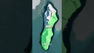 Bouvet Island The World’s Most Isolated Place Without Vegetation shortsvideo shortsviral shorts [upl. by Crow822]