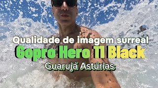 Gopro Hero 11 Black  olha a qualidade que fica no mar em 1080P 30FPS  sem case [upl. by Naoma]