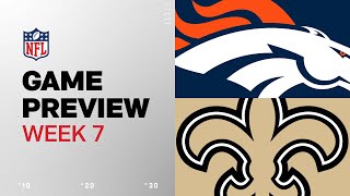 Denver Broncos vs New Orleans Saints  2024 Week 7 Game Preview [upl. by Karlens836]