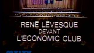 René Lévesque à lEconomic Club of New York [upl. by Warrick]