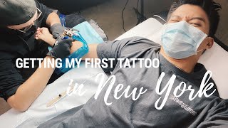 VLOG  紐約日常 人生第一個刺青！ Getting my first tattoo [upl. by Yrrab352]