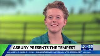 Asbury University presents The Tempest on FOX 56 News [upl. by Erna]