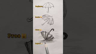 Umbrella Drawing Easy How to Draw Umbrella 🏖️ art drawing shorts [upl. by Prissie]