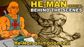 HeMan  Behind the Scenes  HeMan animation test [upl. by Laehpar]