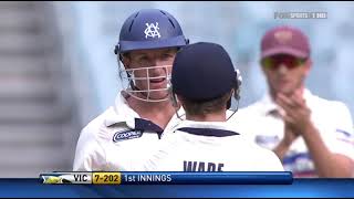 Sheffield Shield Final 20092010 Victoria v Queensland [upl. by Francesca]