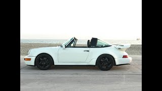 1990 Porsche 911 964 C2 Targa Wide Body Walk around [upl. by Marron]