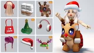 HURRY GET NEW FREE HOLIDAY ITEMS ROBLOX 🤩🥰 2023 [upl. by Norad46]