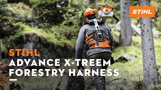 STIHL ADVANCE XTREEm  Forestry harness with adjustable back  Thats Why [upl. by Deedahs]